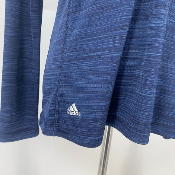 Adidas Long Sleeve Shirt Womens S Small Navy Quarter Zip Insight Cisco Partner - Picture 5 of 15